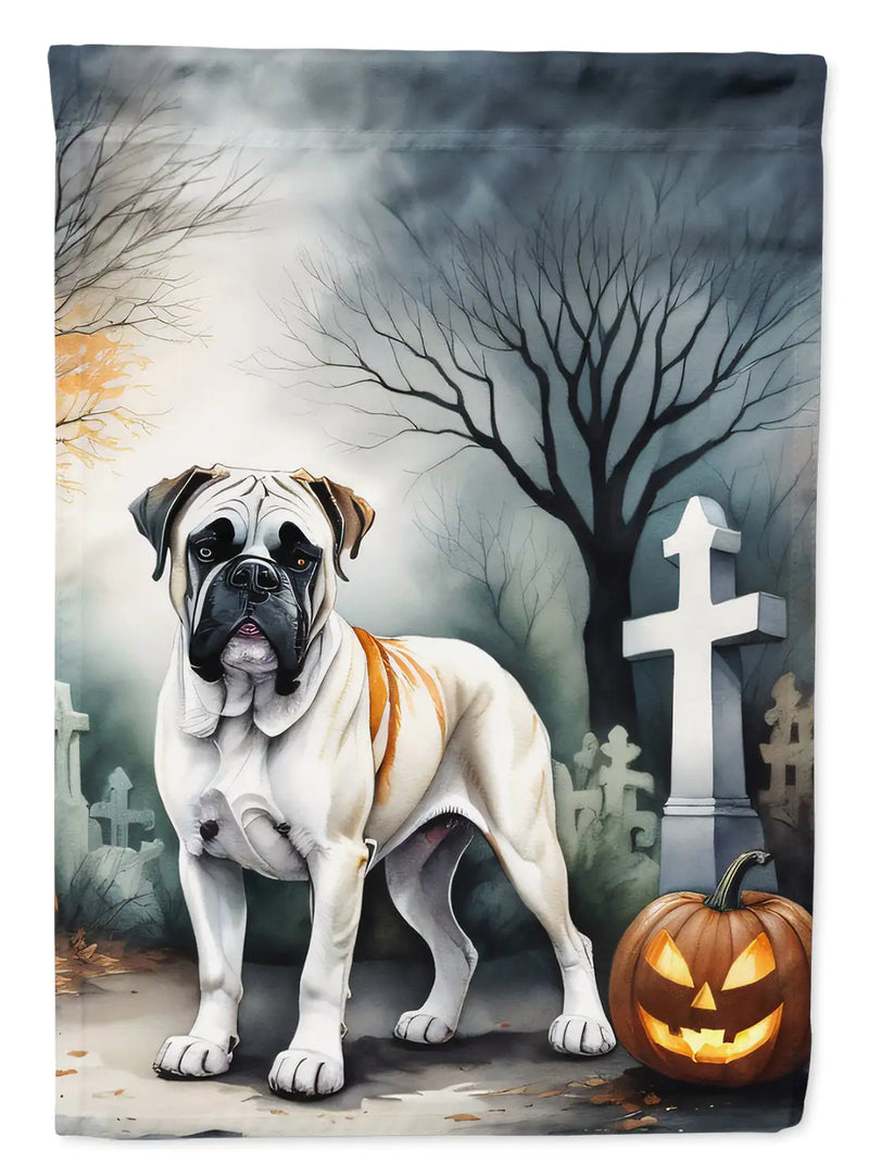 Boxer Spooky Halloween Garden Flag