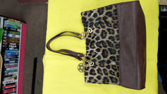 BUENO LEOPARD PRINT HAND BAG