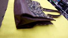 BUENO LEOPARD PRINT HAND BAG