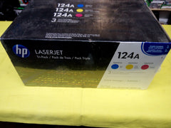 HP TONER INK 124A TRI COLOR PACK