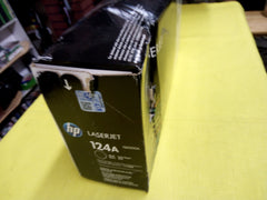 HP 124A BLACK ORIGINAL l LASERJET TONER CARTRIDGE